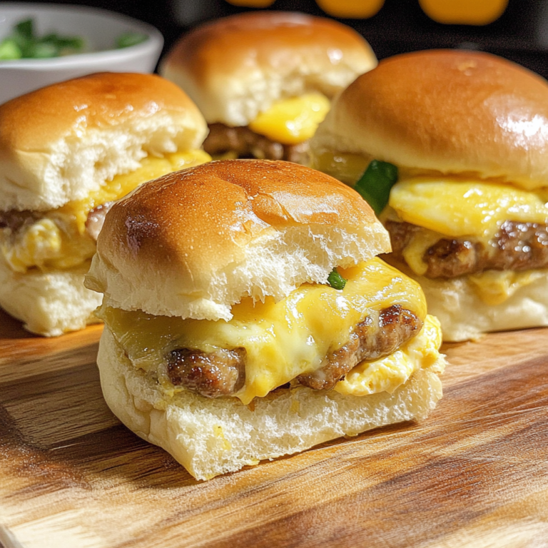 Sausage Egg Breakfast Sliders Recipe