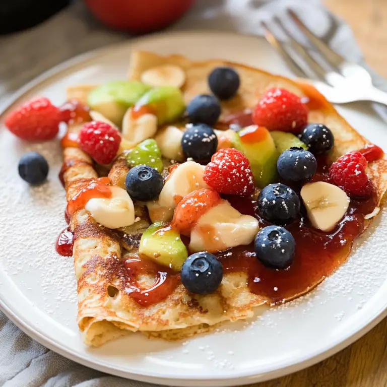 Healthy Oat Crepes