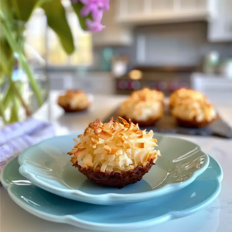 Coconut Macaroon Easter Nests Recipe