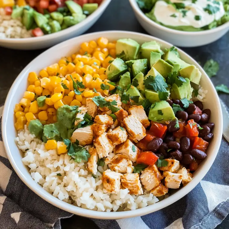 Chicken Burrito Bowls