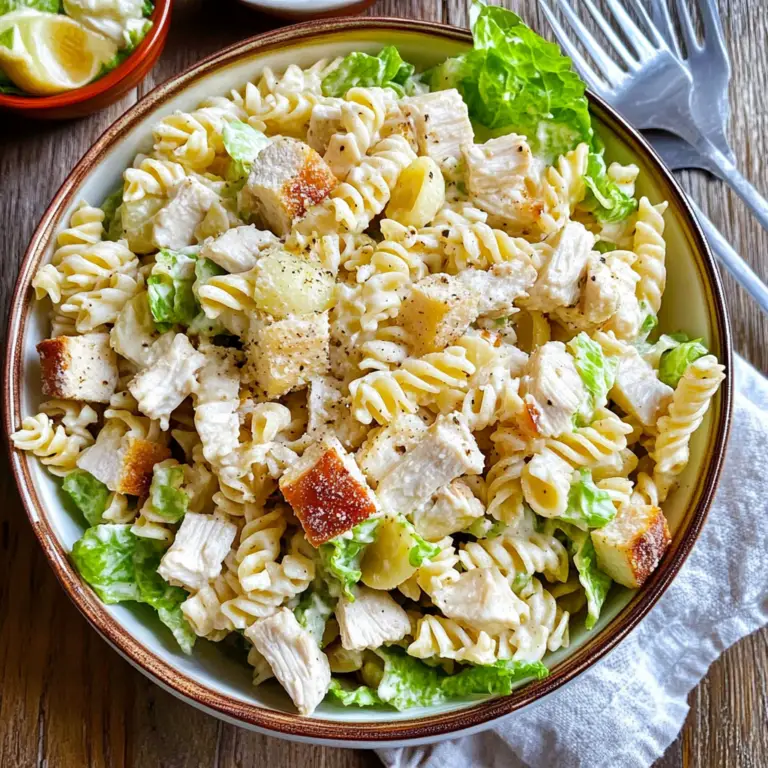 Chicken Caesar Pasta Salad Recipe