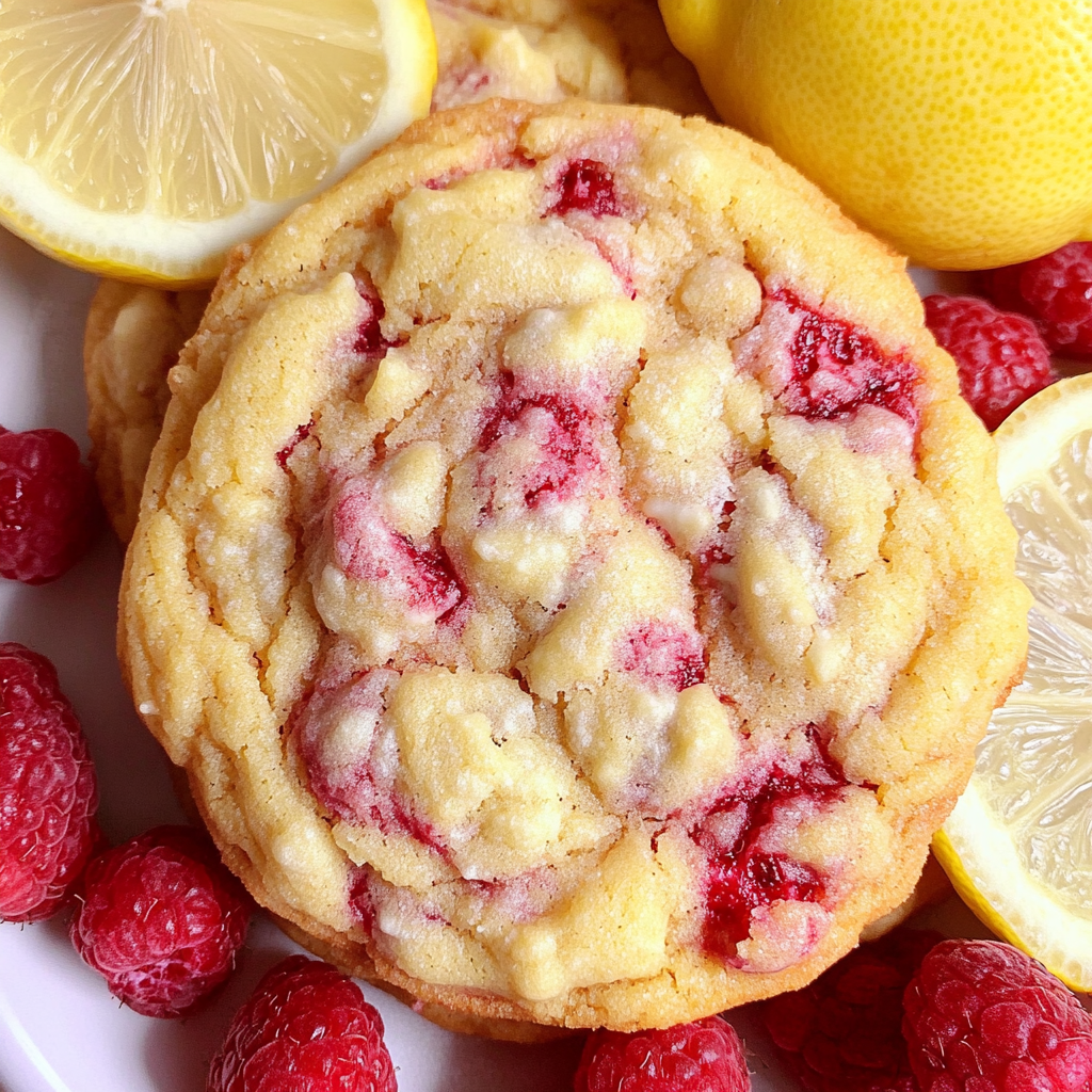Lemon Raspberry Cookie Recipe