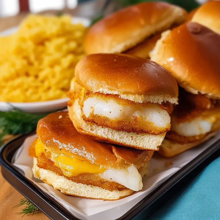 Filet-O-Fish Sliders for Perfect