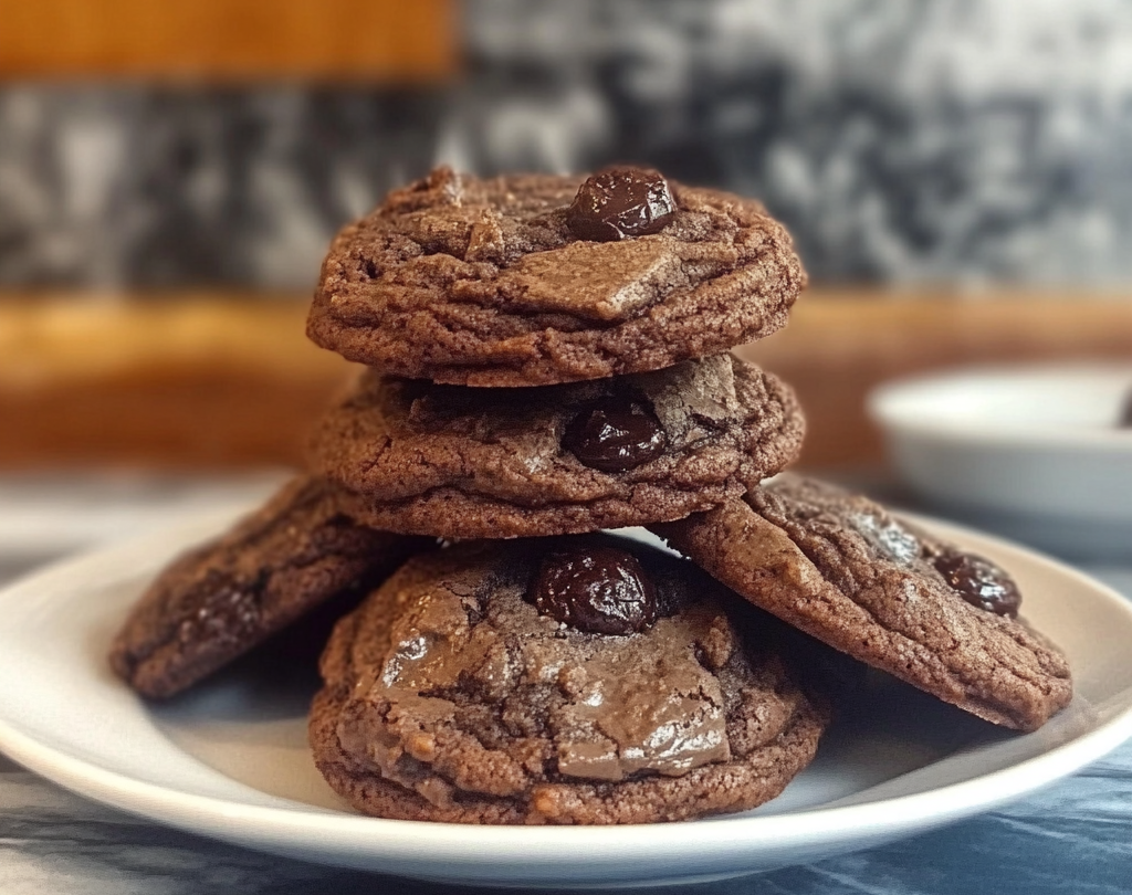 Chewy Cherry Chocolate Cookies Recipe