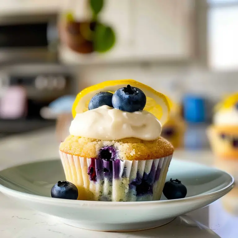Lemon Blueberry Cupcakes Recipe