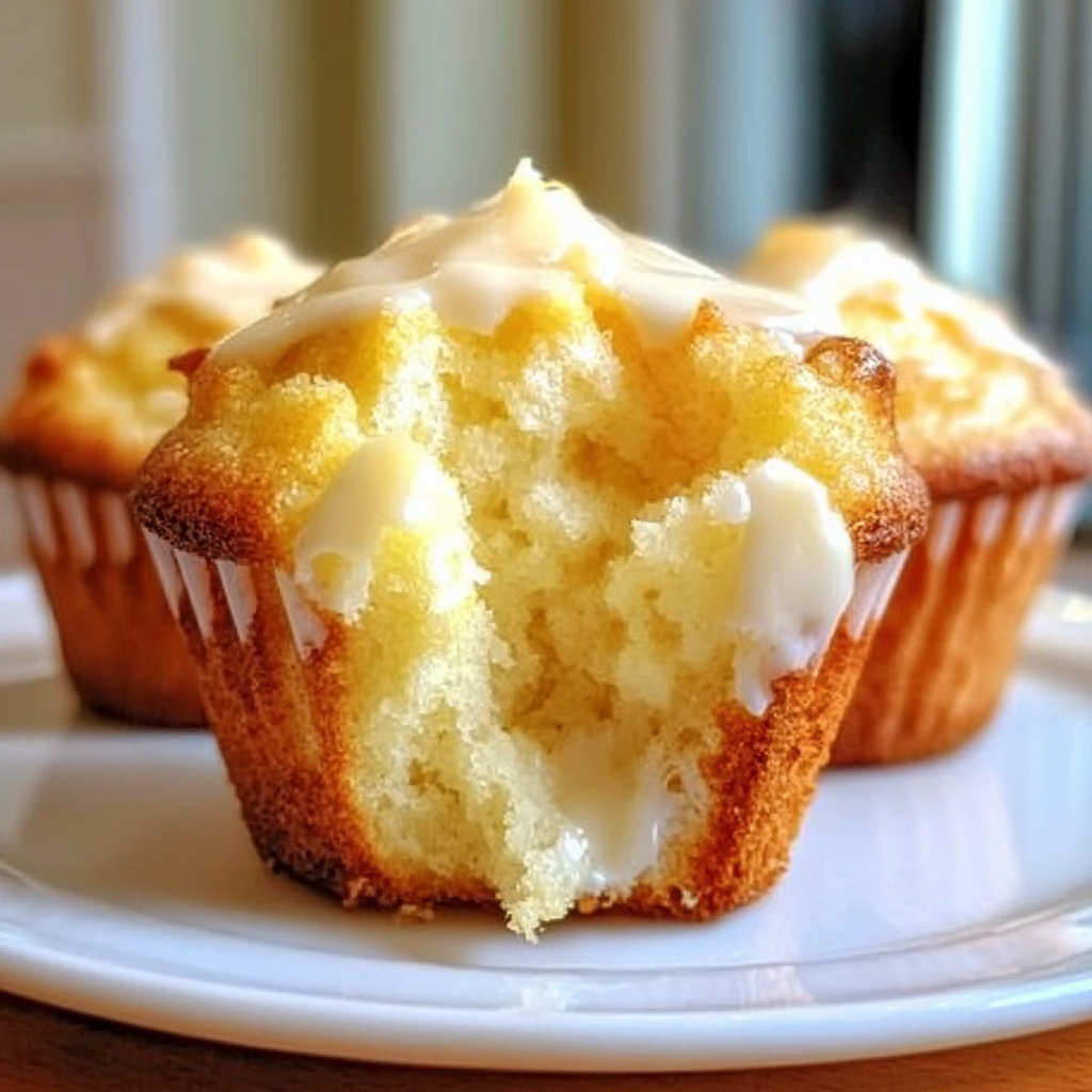 Luscious Lemon Cream Muffins Recipe