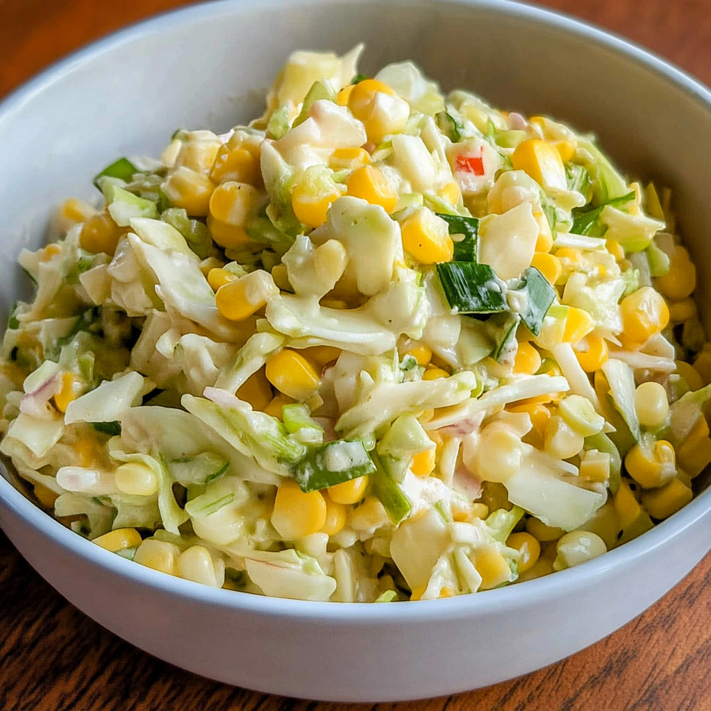 Jalapeno Corn Coleslaw