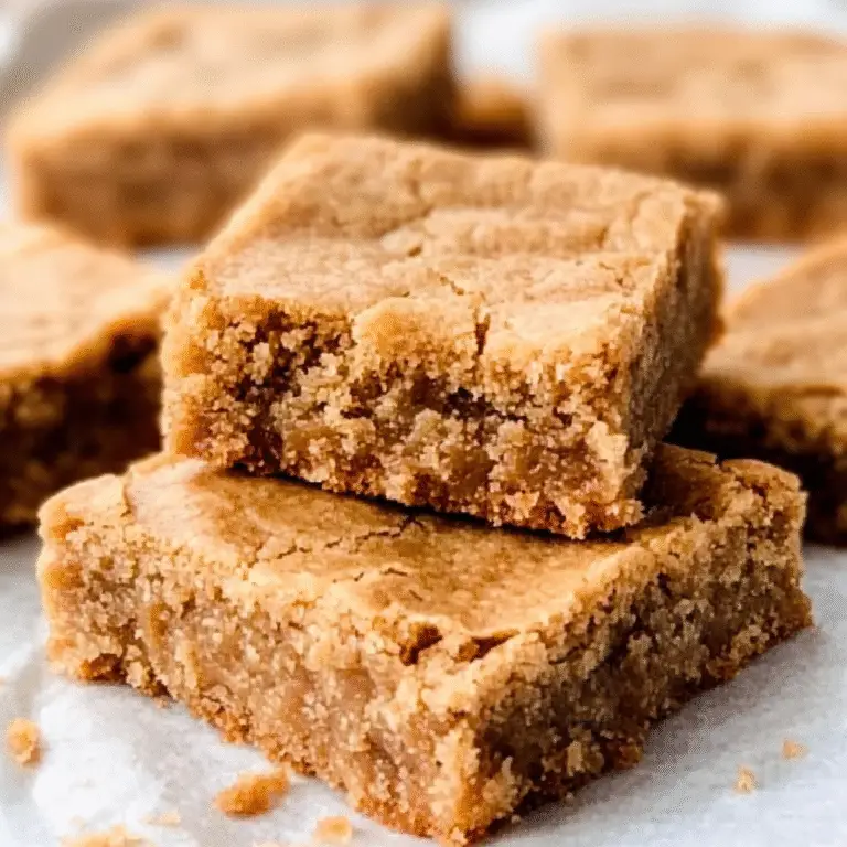 Peanut Butter Cookie Bars Recipe