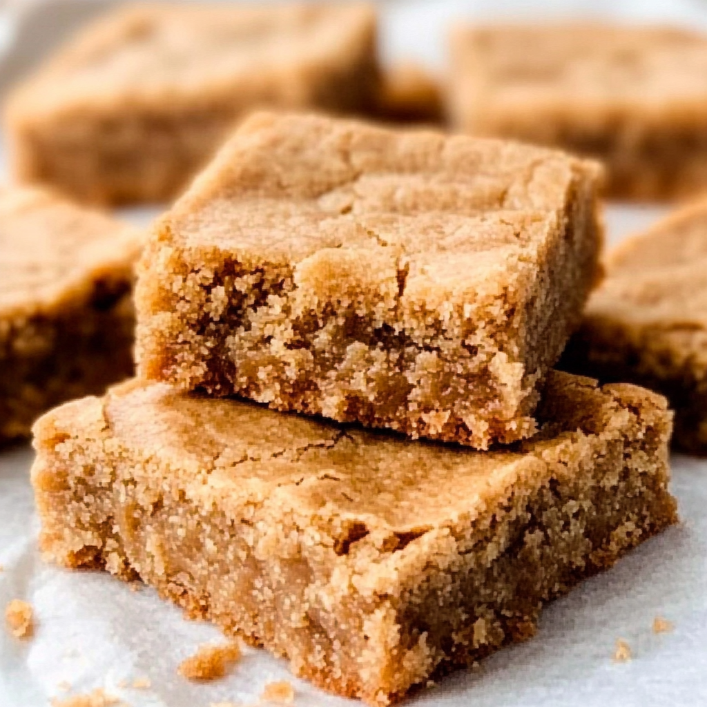 Peanut Butter Cookie Bars Recipe