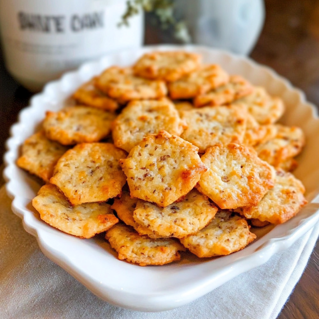 Crispy Southern Cheese Crackers Recipe
