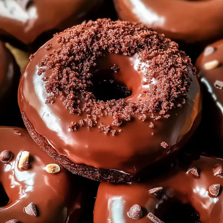 Chocolate Cake Donuts