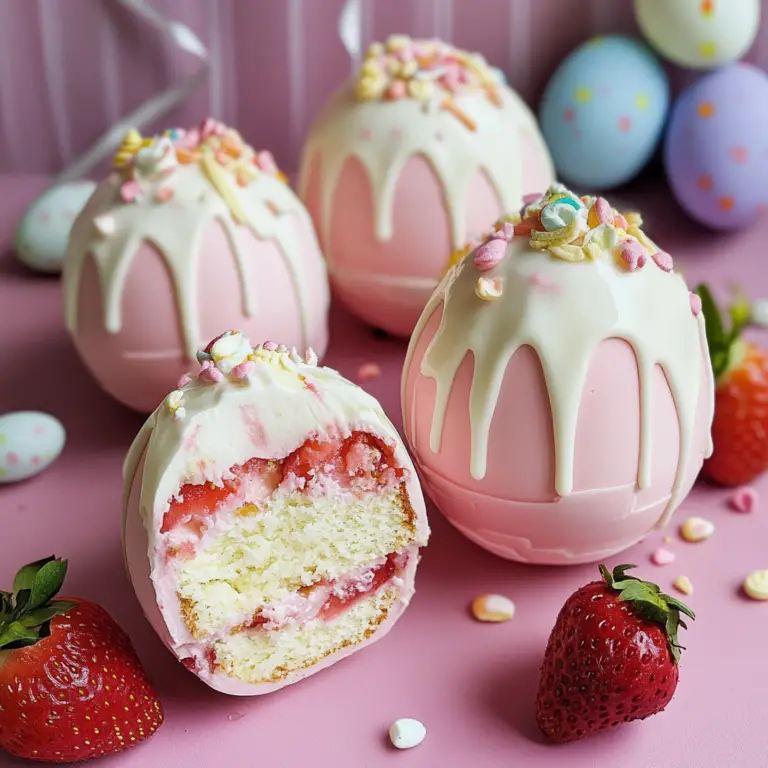 Strawberry Shortcake Easter Egg Bombs Recipe