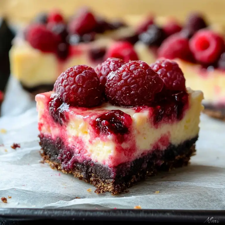 Raspberry Cheesecake Bars Recipe