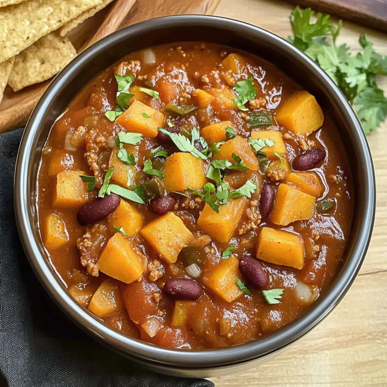 Chorizo Sweet Potato Chili Recipe