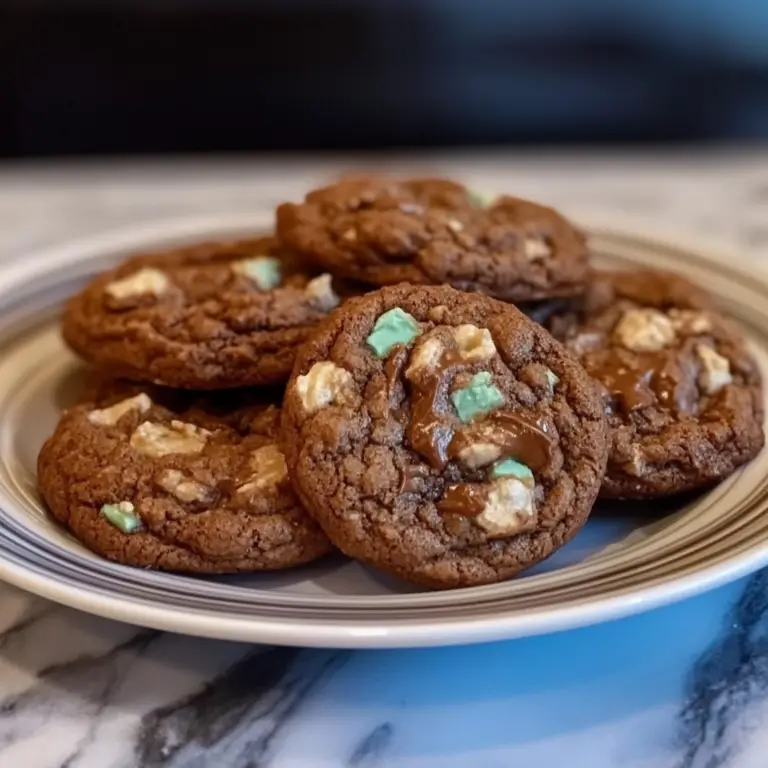 Chewy Chocolate Mint Cookies Recipe