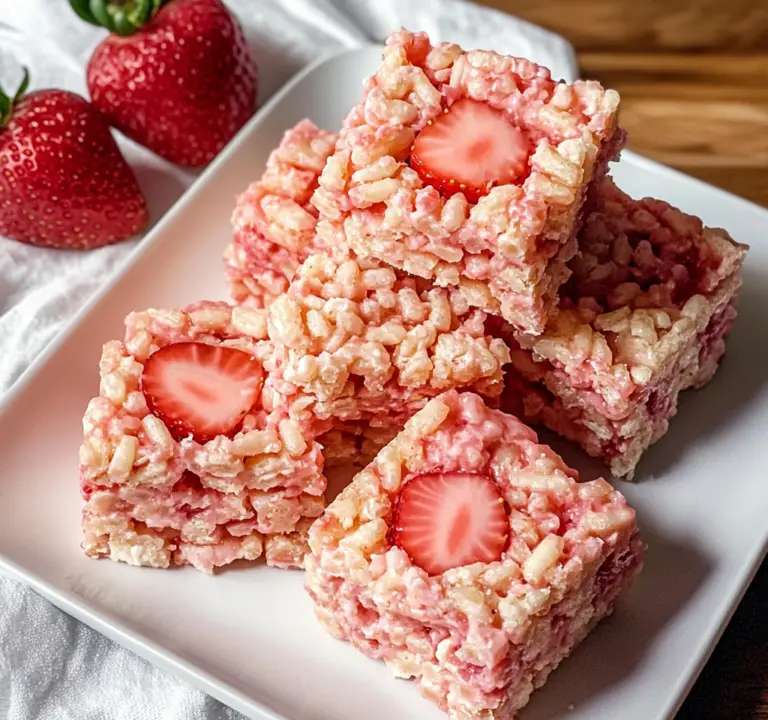 Strawberry Crunch Rice Krispie Treats Recipe