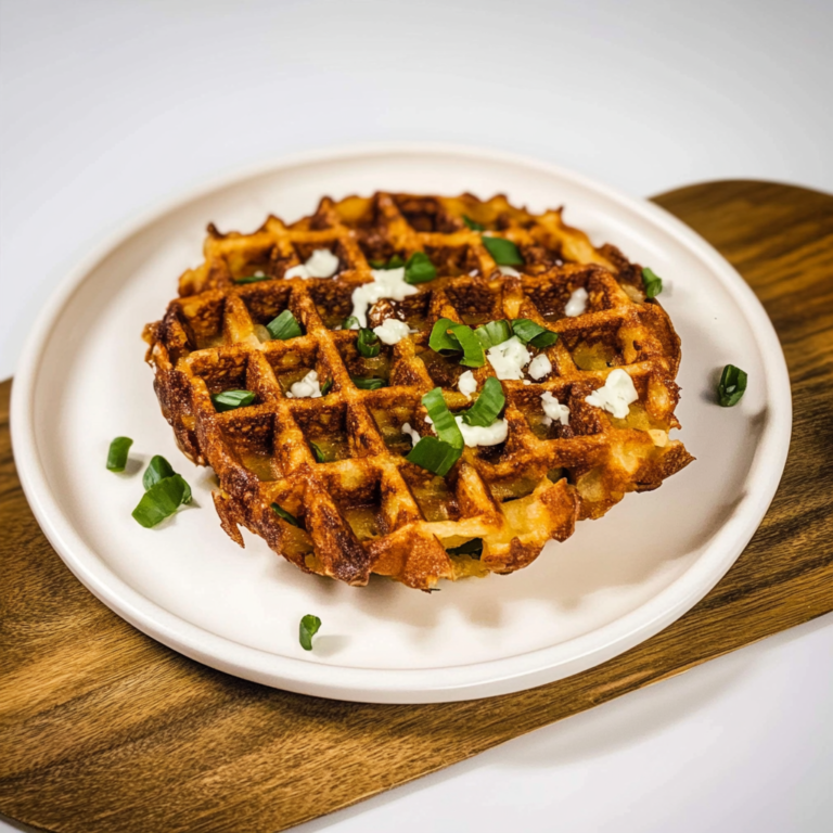 Savory Hashbrown Chaffle Recipe