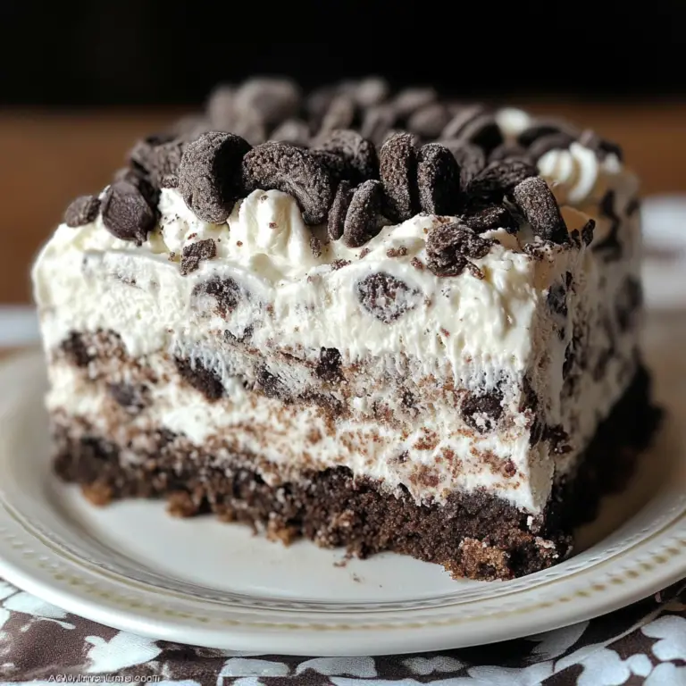Cookies and Cream Ice Cream Cake