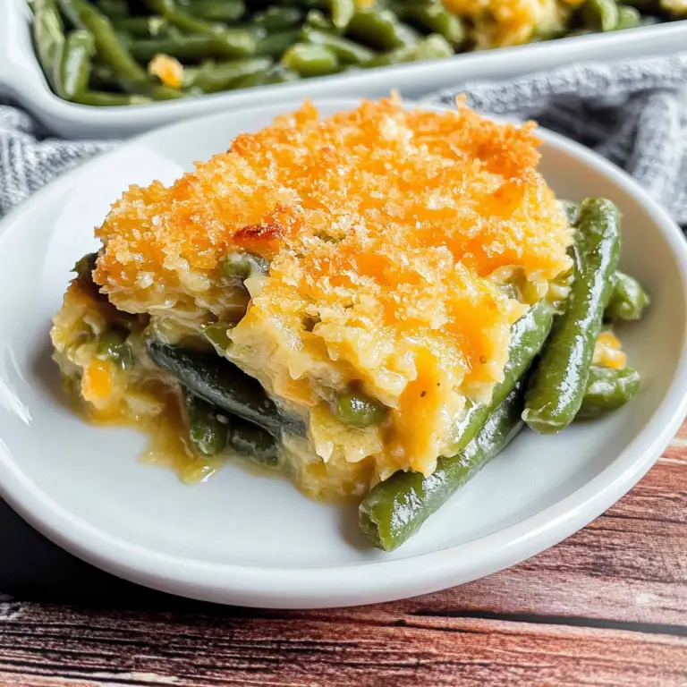 Cheddar Bay Green Bean Casserole Recipe