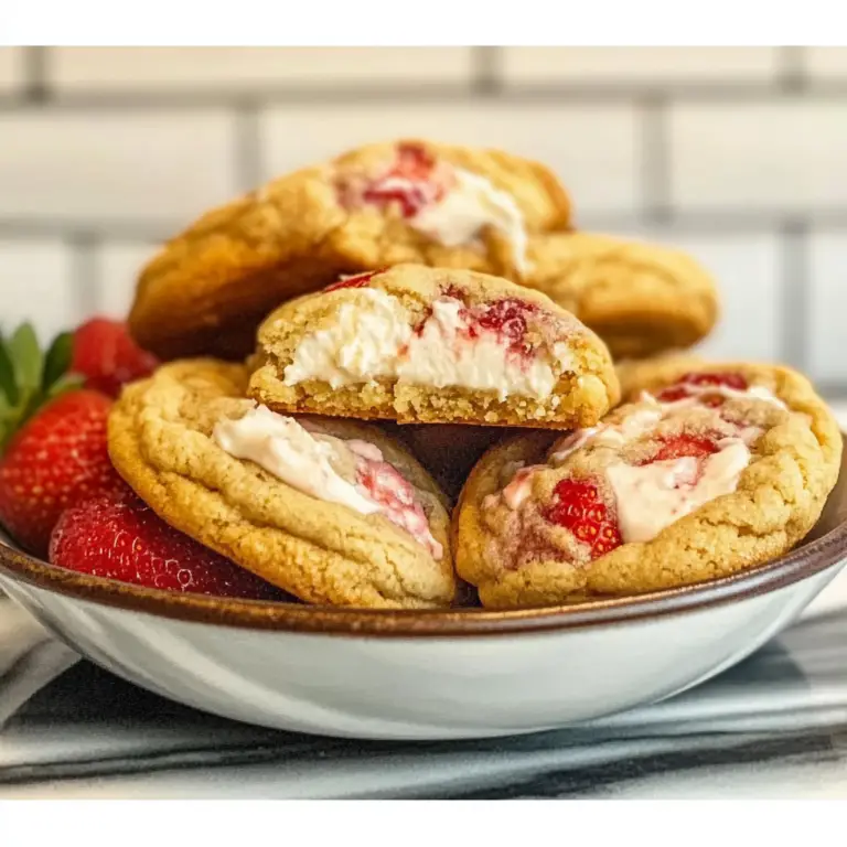 Strawberry Cheesecake Cookies Recipe