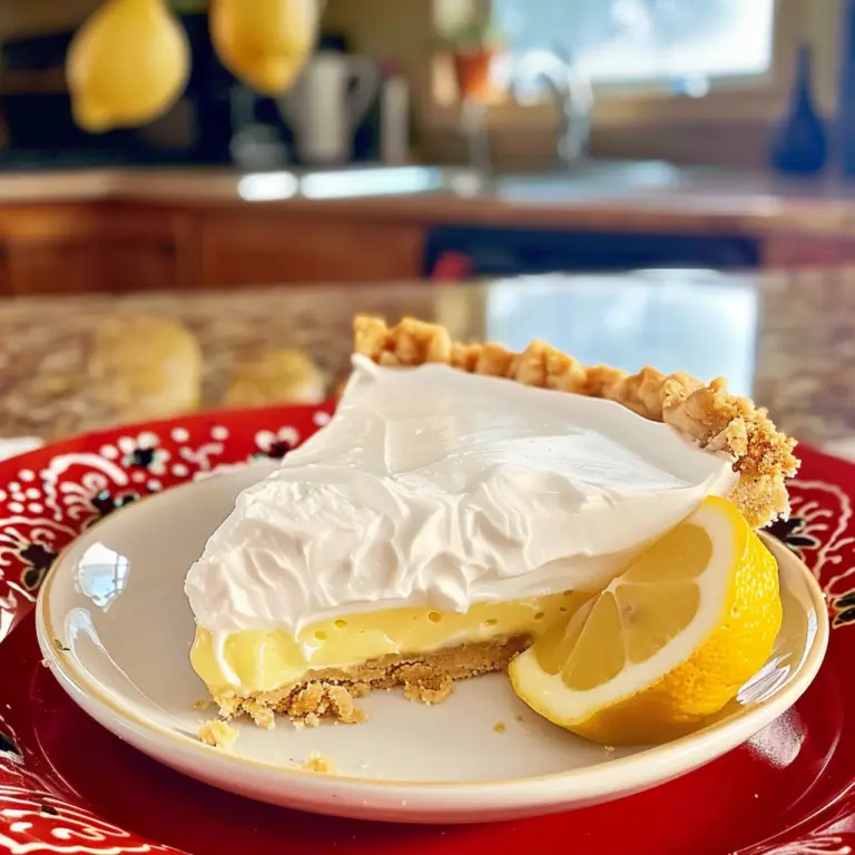 No Bake Lemon Icebox Pie Recipe
