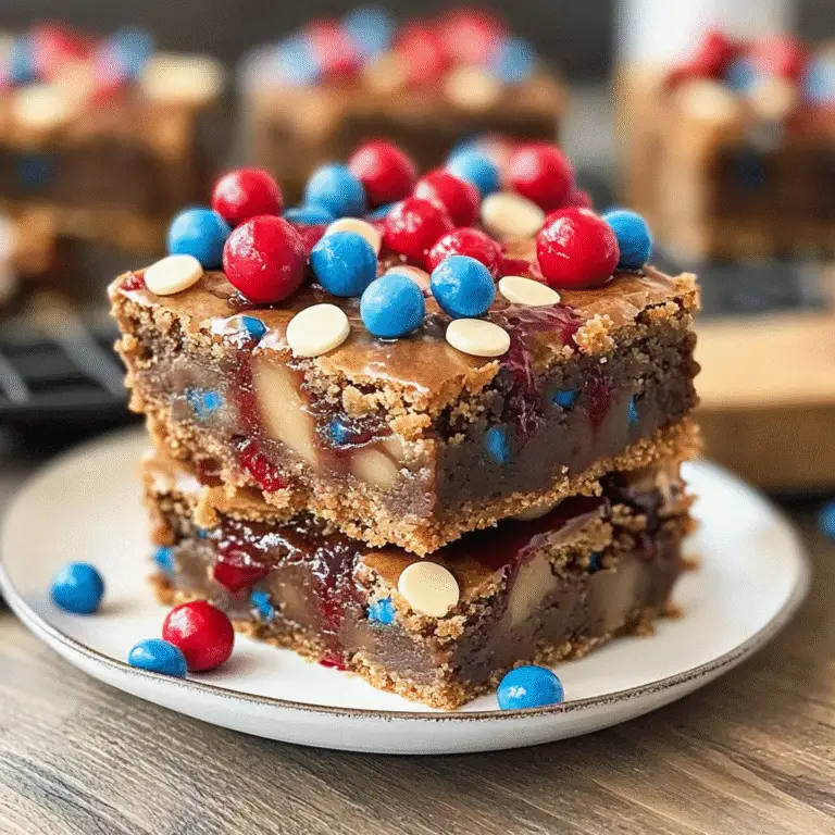 Red, White and Blue Funfetti Dip Recipe