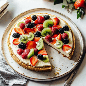 Fruit Pizza Summer Dessert Recipe