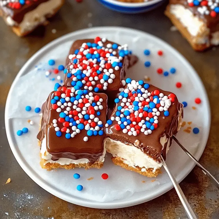 Patriotic Mini Ice Cream Sandwiches Recipe