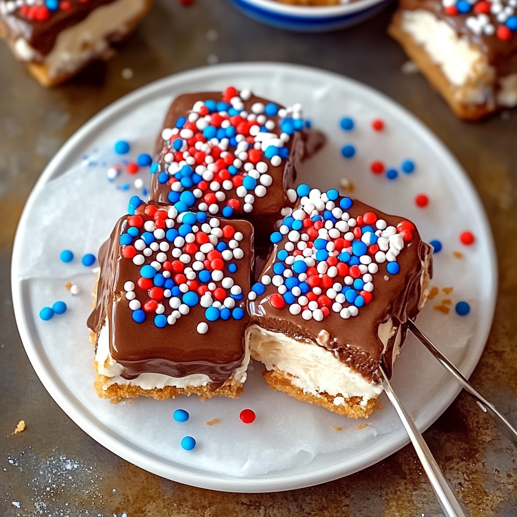 Patriotic Mini Ice Cream Sandwiches Recipe