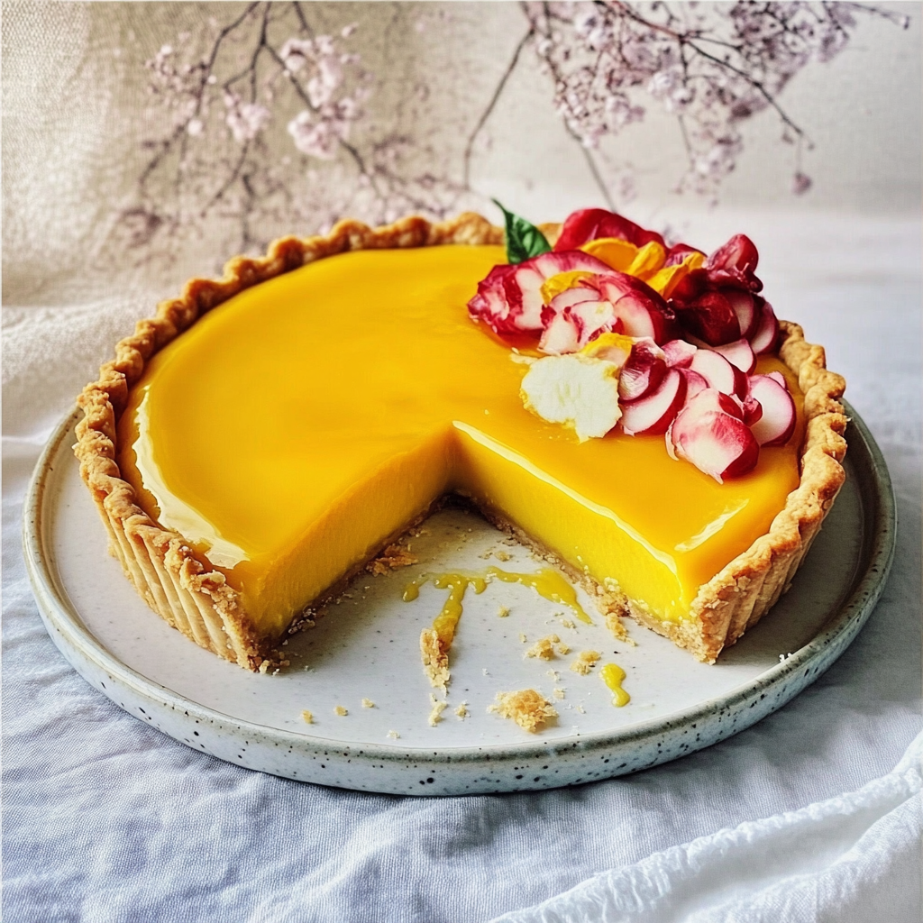 Tropical Mango Curd Tart Recipe