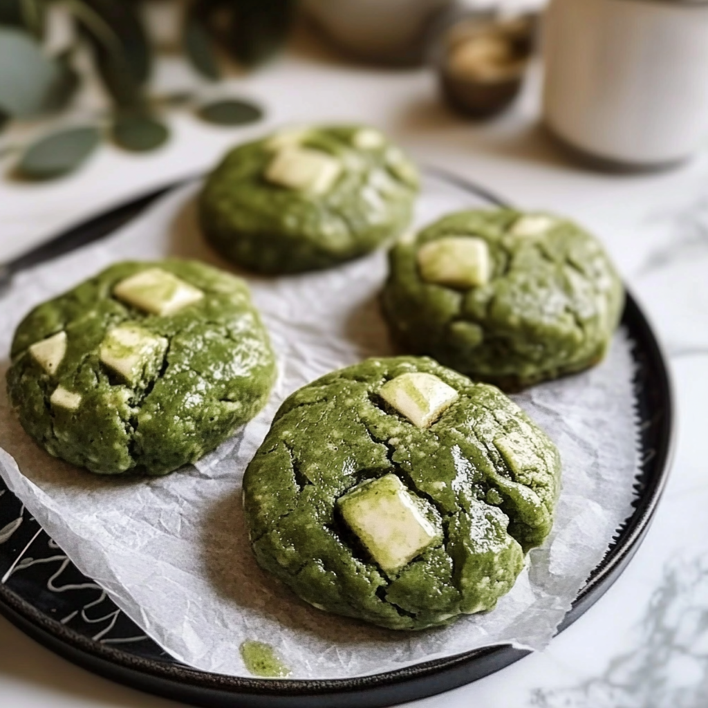 Green Tea Mochi Cookies Recipe