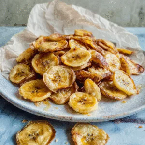 Crunchy Air Fryer Banana Chips