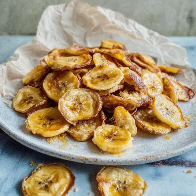 Crunchy Air Fryer Banana Chips