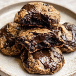 Brownie-Stuffed Chocolate Cookies