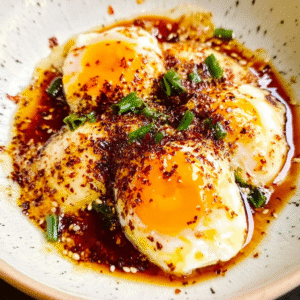 Spicy Chili Garlic Eggs Recipe