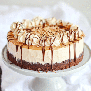 Easy White Chocolate Peanut Butter Cheesecake