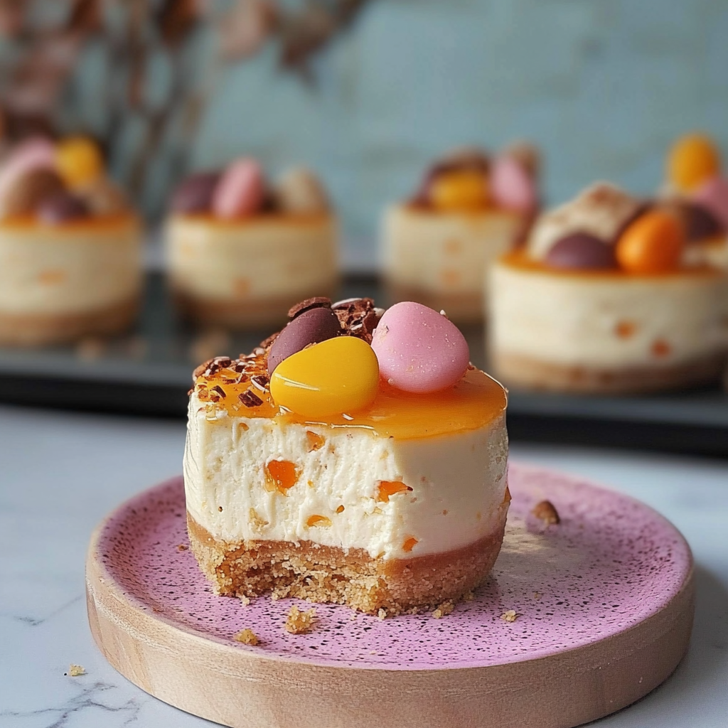 Mini Easter Orange Cheesecakes Recipe
