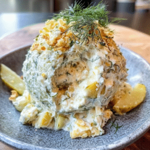 Creamy Dill Pickle Cheese Ball Recipe