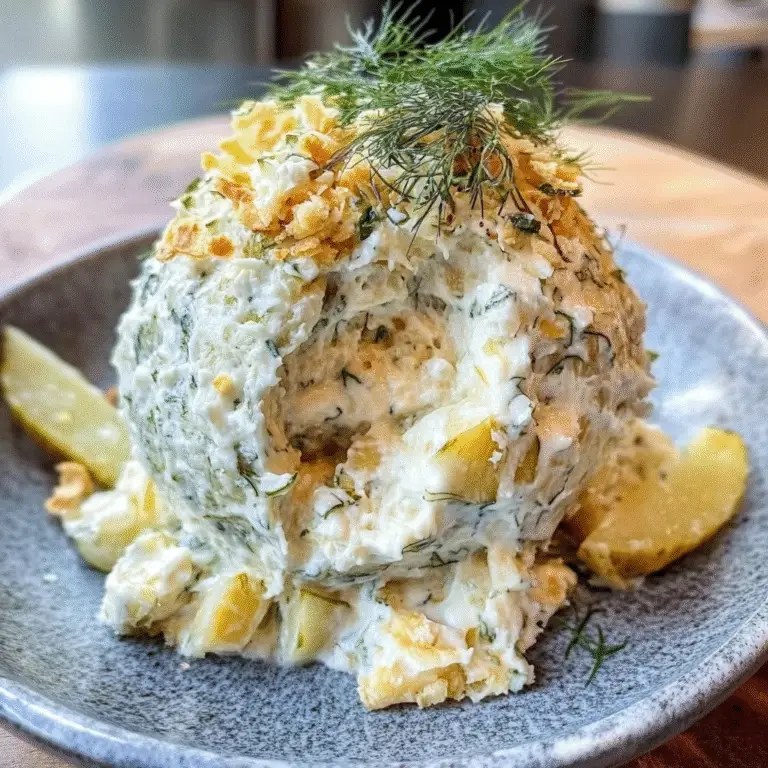 Creamy Dill Pickle Cheese Ball Recipe