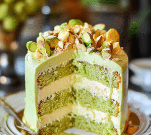Best Creamy Pistachio Cake