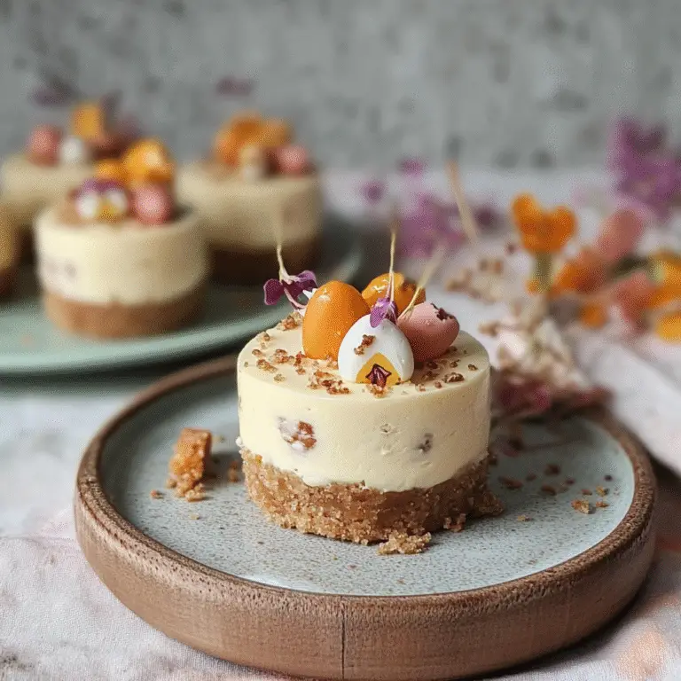 Mini Easter Orange Cheesecakes Recipe