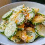 Pickle Juice Cucumber Salad Recipe