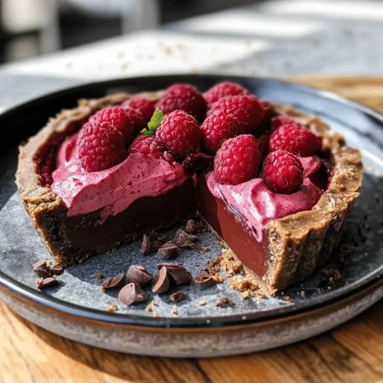 Decadent Chocolate Raspberry Tart Recipe