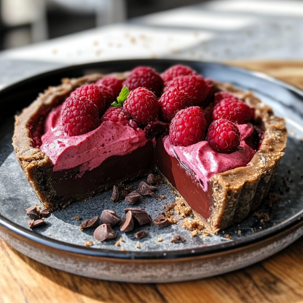 Decadent Chocolate Raspberry Tart Recipe
