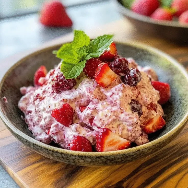 Berry Fluffy Salad