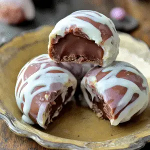 Fudge Filled Easter Eggs