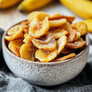 Homemade Air-Fried Banana Chips