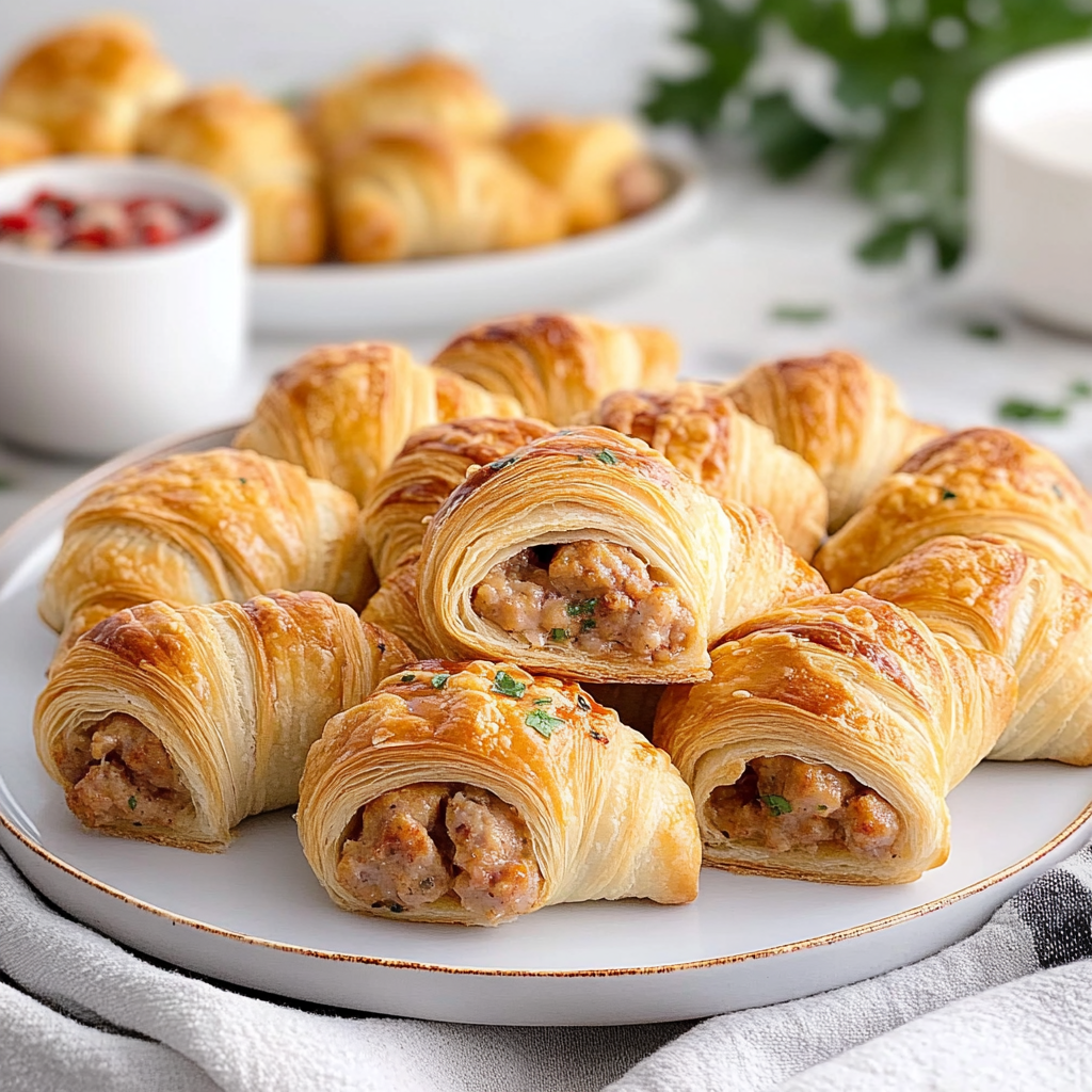 Sausage Cream Cheese Crescents Recipe