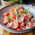 Tomato Garlic Salad