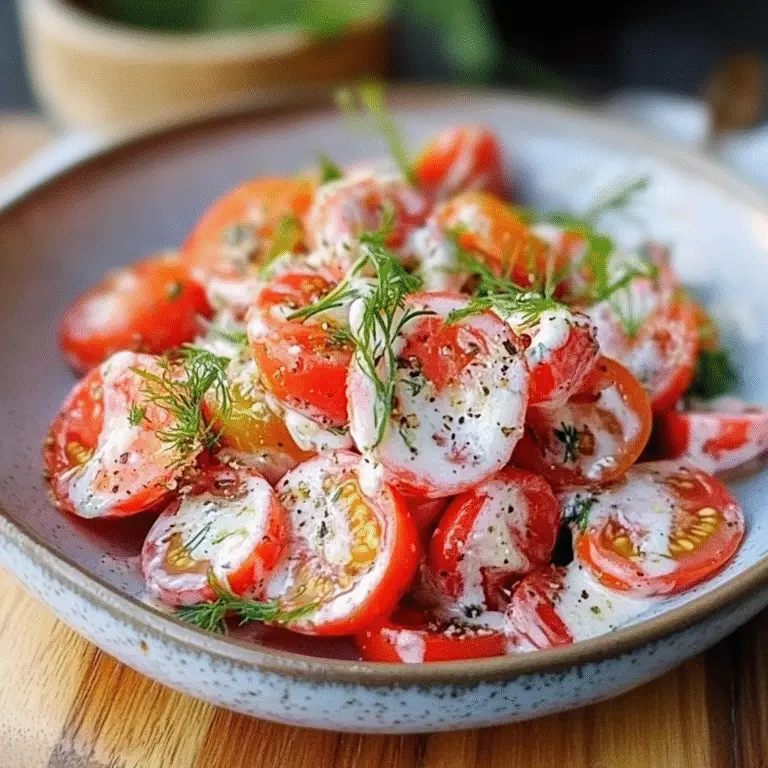 Tomato Garlic Salad